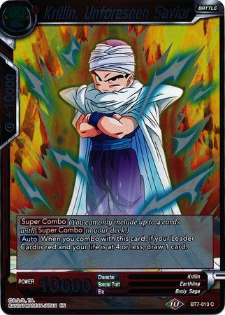 Krillin, Unforeseen Savior - BT7-013 - Common (FOIL) available at 401 Games Canada