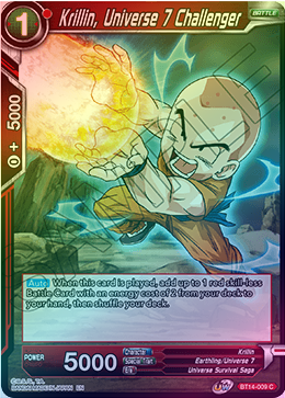 Krillin, Universe 7 Challenger - BT14-009 - Common (FOIL) available at 401 Games Canada