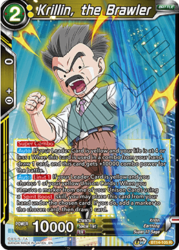 Krillin, the Brawler - BT14-105 - Rare available at 401 Games Canada