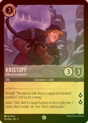 Kristoff (Official Ice Master) - 182/204 - Common (Foil) available at 401 Games Canada