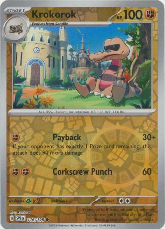Krokorok - 116/198 - Common - Reverse Holo available at 401 Games Canada