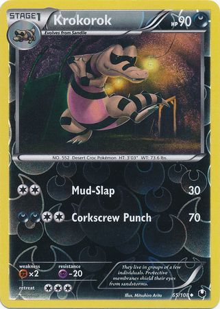 Krokorok - 65/108 - Uncommon - Reverse Holo available at 401 Games Canada