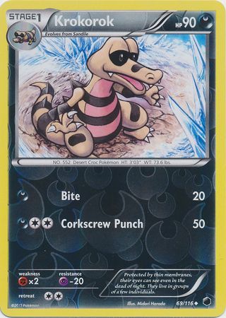 Krokorok - 69/116 - Uncommon - Reverse Holo available at 401 Games Canada