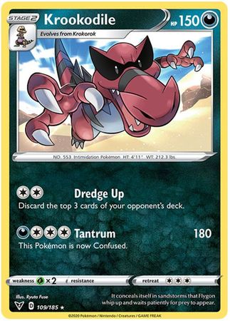 Krookodile - 109/185 - Rare available at 401 Games Canada