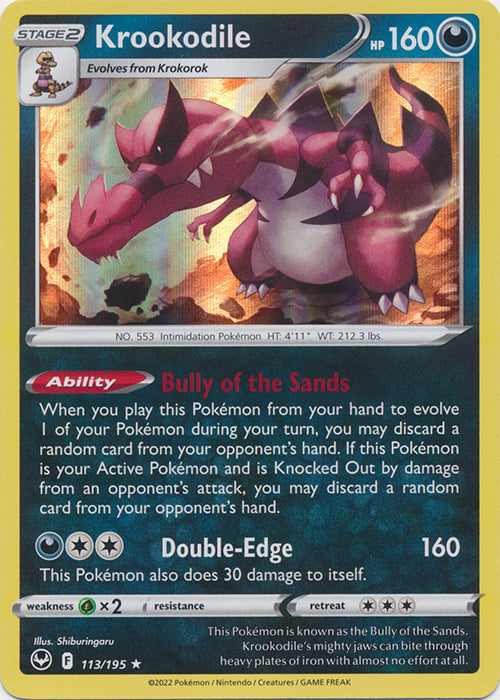 Krookodile - 113/195 - Holo Rare available at 401 Games Canada