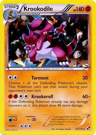 Krookodile - 65/114 - Shattered Holo Promo available at 401 Games Canada