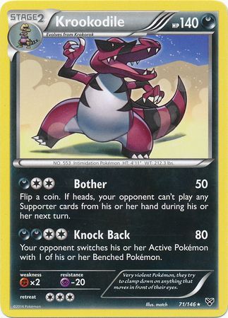 Krookodile - 71/146 - Rare available at 401 Games Canada