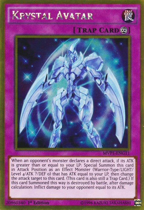 Krystal Avatar - MVP1-ENG11 - Gold Rare - 1st Edition available at 401 Games Canada
