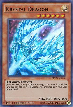 Krystal Dragon - MVP1-ENSV2 - Ultra Rare - Limited Edition available at 401 Games Canada