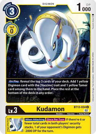 Kudamon - BT13-034 - Uncommon available at 401 Games Canada