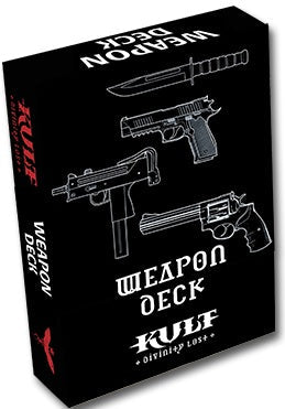 Kult: Divinity Lost - 4th Edition - Weapon Deck available at 401 Games Canada