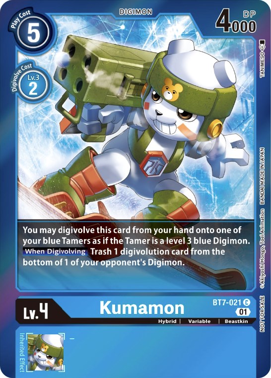 Kumamon (Event Pack 3) - BT7-021 - Common available at 401 Games Canada