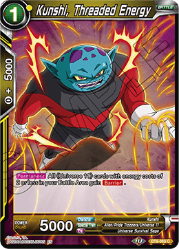 Kunshi, Threaded Energy - BT9-063 - Common (FOIL) available at 401 Games Canada