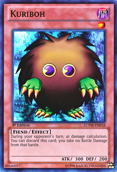 Kuriboh - LCYW-EN018 - Super Rare - 1st Edition available at 401 Games Canada