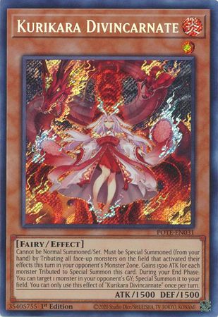 Kurikara Divincarnate - POTE-EN031 - Secret Rare - 1st Edition available at 401 Games Canada