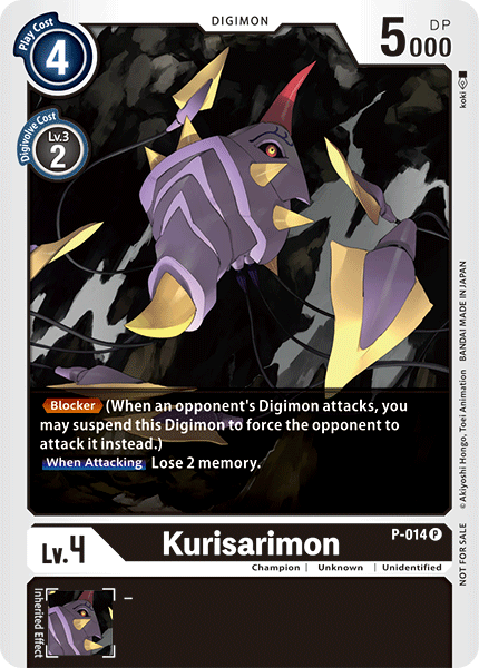 Kurisarimon - P-014 - Promo available at 401 Games Canada