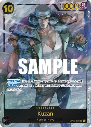 Kuzan (Alternate Art) - OP02-121 - Secret Rare available at 401 Games Canada