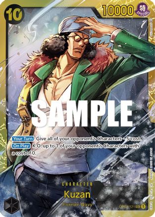 Kuzan - OP02-121 - Secret Rare available at 401 Games Canada