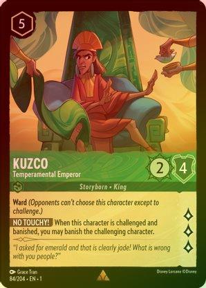 Kuzco (Tempermental Emperor) - 84/204 - Rare (Foil) available at 401 Games Canada