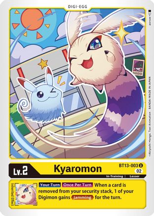 Kyaromon - BT13-003 - Uncommon available at 401 Games Canada