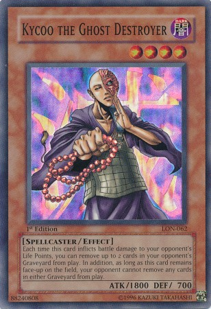 Kycoo the Ghost Destroyer - LON-062 - Super Rare - 1st Edition available at 401 Games Canada