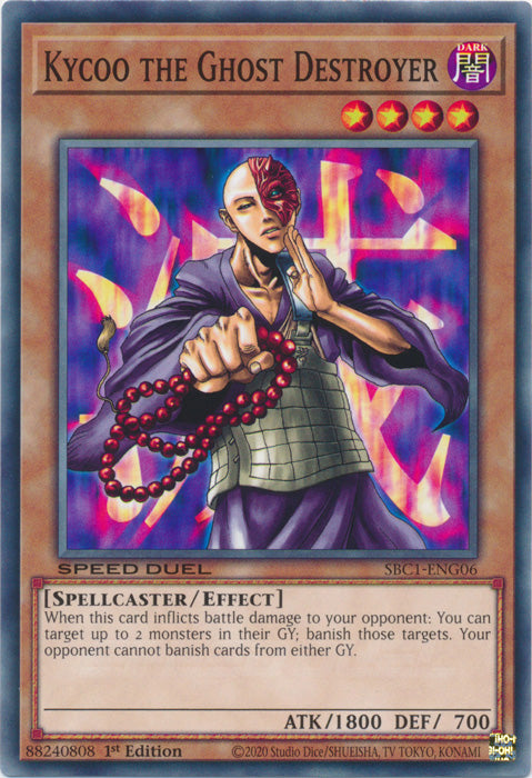 Kycoo the Ghost Destroyer - SBC1-ENG06 - Common - 1st Edition available at 401 Games Canada