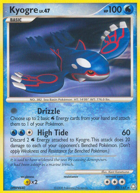 Kyogre - 32/146 - Rare available at 401 Games Canada