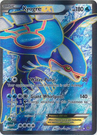 Kyogre EX - 148/160 - Full Art Ultra Rare available at 401 Games Canada