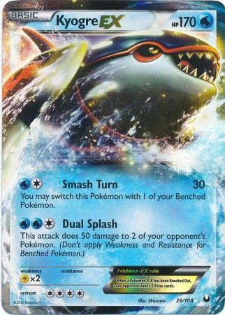 Kyogre EX - 26/108 - Ultra Rare available at 401 Games Canada