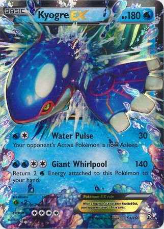 Kyogre EX - 54/160 - Ultra Rare available at 401 Games Canada