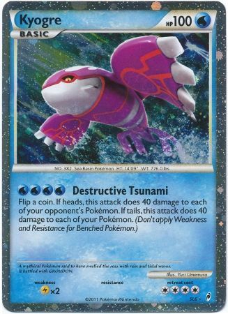 Kyogre - SL6 - Ultra Rare available at 401 Games Canada