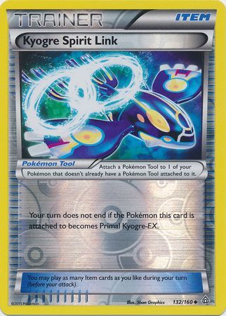 Kyogre Spirit Link - 132/160 - Uncommon - Reverse Holo available at 401 Games Canada