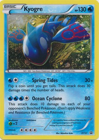 Kyogre - XY51 - Holo Promo available at 401 Games Canada