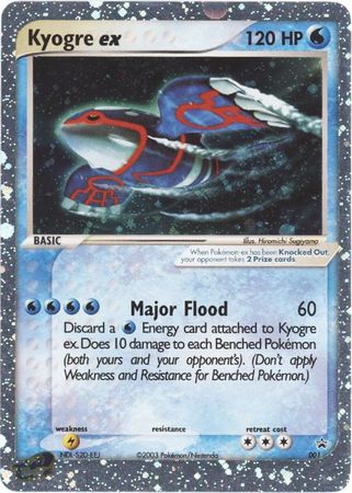 Kyogre ex - 001 - Ultra Rare (Foil) available at 401 Games Canada