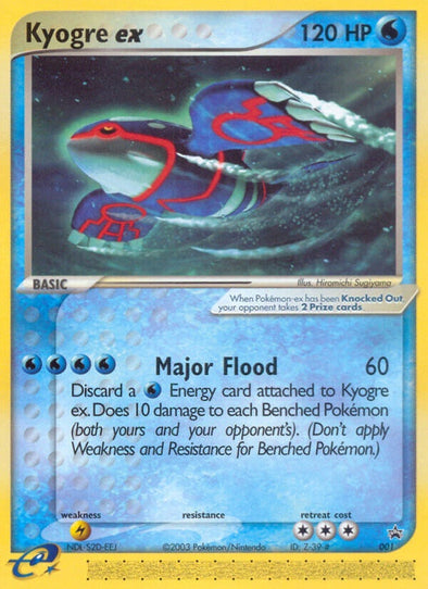 Kyogre ex - 001 - Ultra Rare (Non-Foil) available at 401 Games Canada