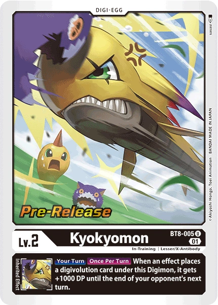 Kyokyomon - BT8-005 - Uncommon - Pre-Release Promo available at 401 Games Canada