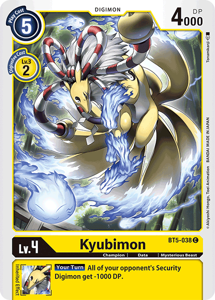 Kyubimon - BT5-038 - Common available at 401 Games Canada