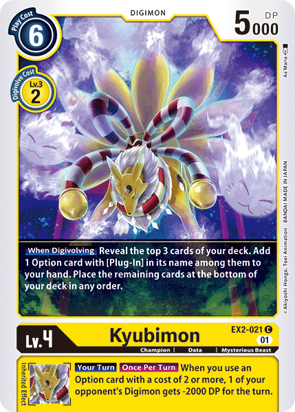 Kyubimon - EX2-021 - Common available at 401 Games Canada