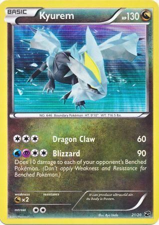 Kyurem - 21/20 - Holo available at 401 Games Canada