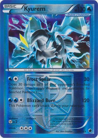 Kyurem - 31/116 - Holo Rare - Reverse Holo available at 401 Games Canada