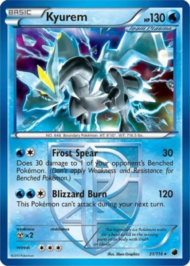 Kyurem - 31/116 - Rare - Theme Deck Exclusive available at 401 Games Canada