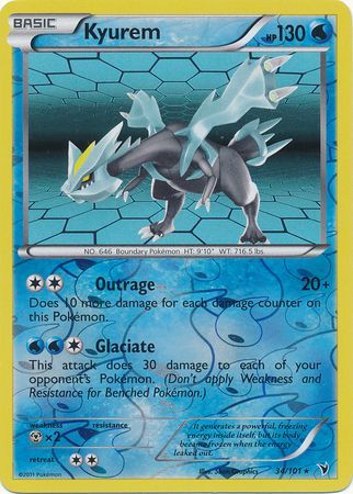 Kyurem - 34/101 - Holo Rare - Reverse Holo available at 401 Games Canada