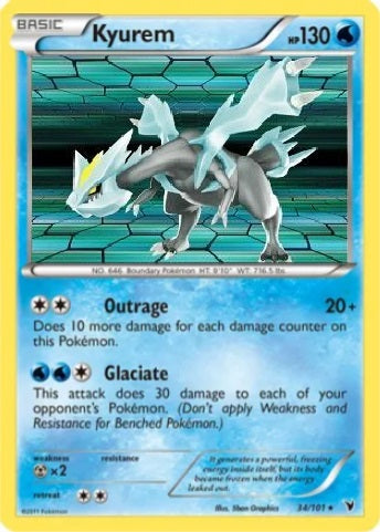 Kyurem - 34/101 - Holo Rare available at 401 Games Canada