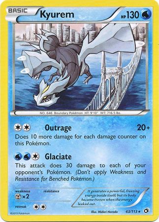 Kyurem - 43/113 - Rare - Theme Deck Exclusive available at 401 Games Canada