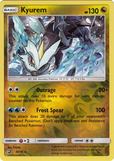 Kyurem - 47/70 - Holo Rare - Reverse Holo available at 401 Games Canada