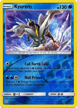 Kyurem - 50/214 - Holo Rare - Reverse Holo available at 401 Games Canada