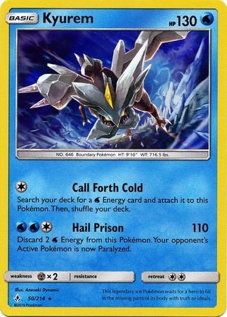 Kyurem - 50/214 - Holo Rare available at 401 Games Canada