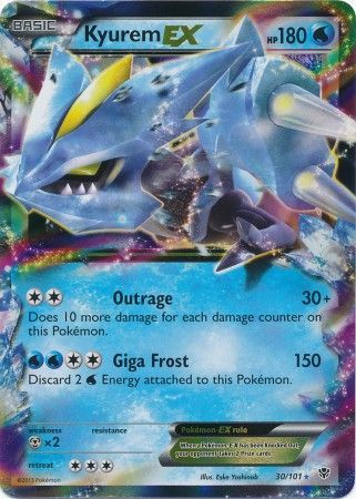 Kyurem EX - 30/101 - Ultra Rare available at 401 Games Canada