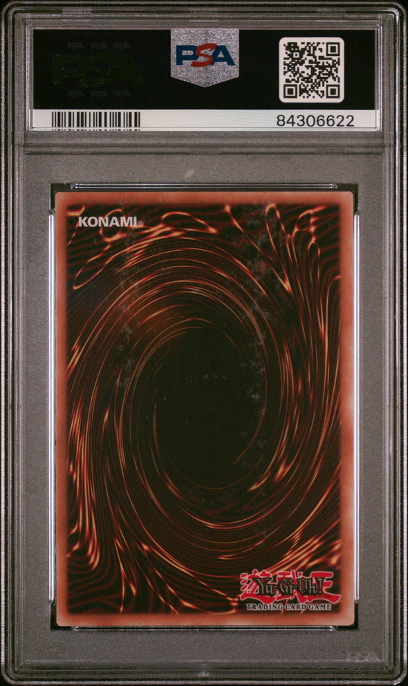Crystal Clear Wing Synchro Dragon - LED8-EN005 - Ghost Rare - 1st Edition (PSA 9)
