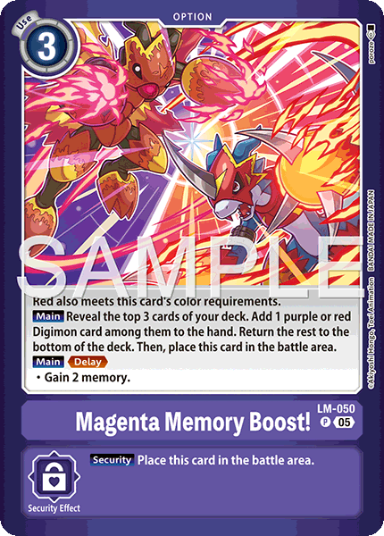 Magenta Memory Boost! - LM-050 - Promo